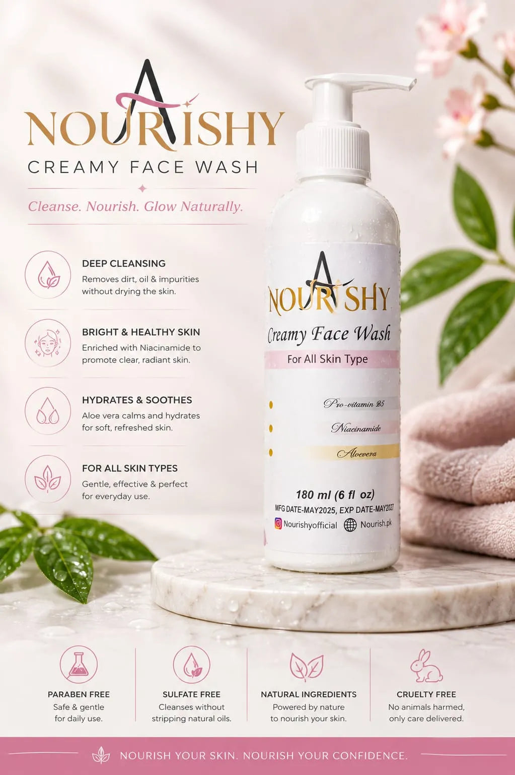 Nourishy Creamy Face Wash
