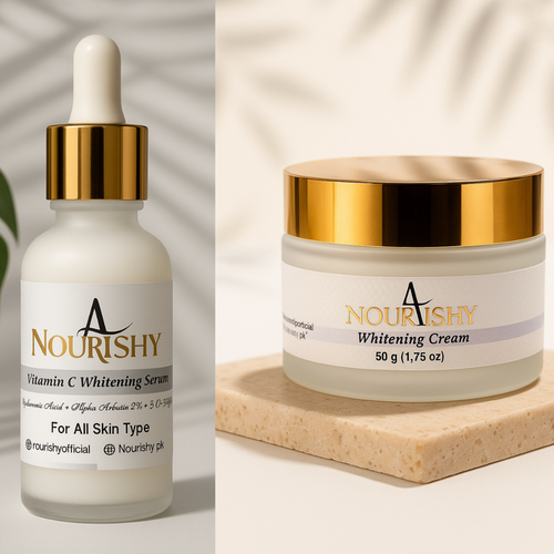 VITAMIN C WHITENING SERUM + WHITENING CREAM