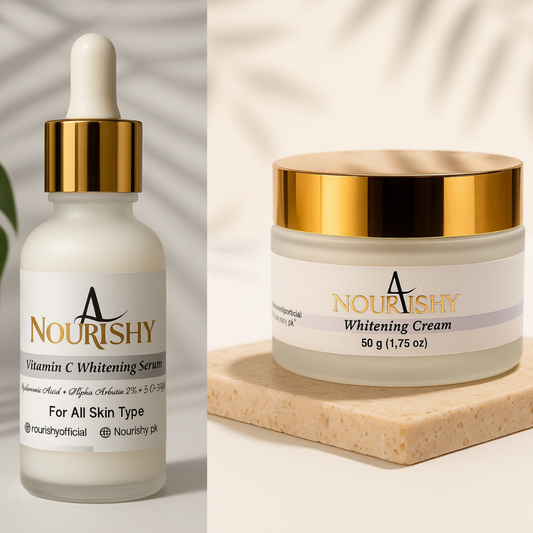 VITAMIN C WHITENING SERUM + WHITENING CREAM